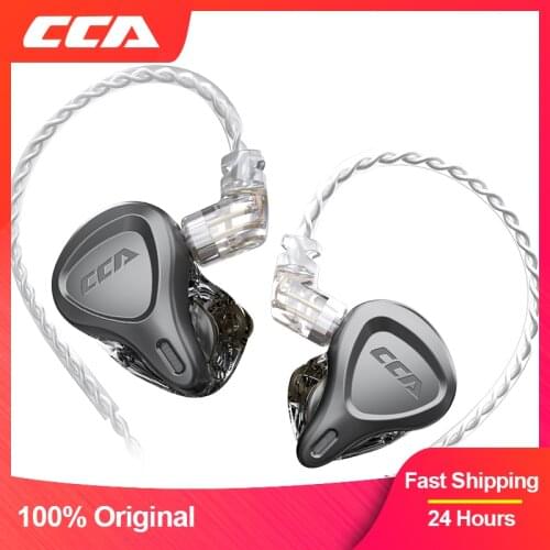 CCA CSN 1BA + 1DD In Ear Hybrid Earphone Earbuds Monitor Headphones HIFI Noise Reduction Headset For KZ ZSN PRO ZSX ZS10 PRO ZAX