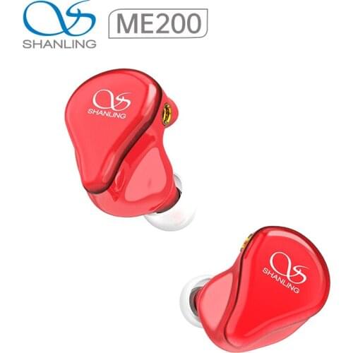 SHANLING ME200 Dual Driver Hybrid Wired In-Ear Earphones with Detachable Cable HIFI Music Earphone