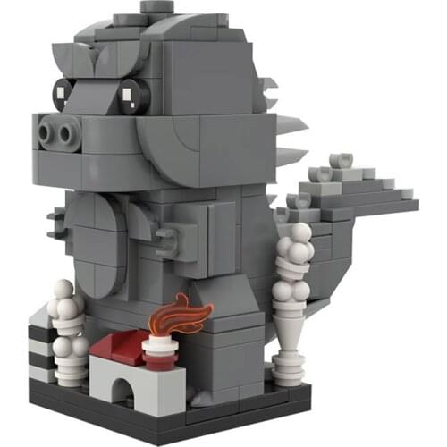 Spot MOC-47004 Brickheadz Bricks Toy For Kids Xmas Gift Creative Ideal Anime Figures Building Blocks MOC-31153 Mechazilla Robot