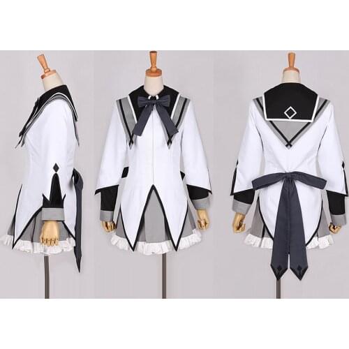 Puella Magi Madoka Magica Akemi Homura Cosplay Costume