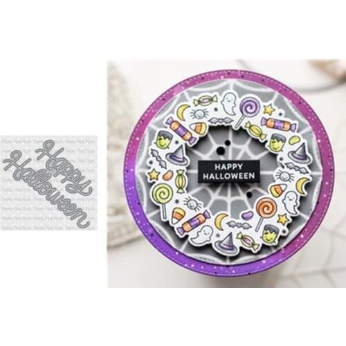 ZY 2021 New Arrival Presell Halloween Metal Cutting Dies for DIY Scrapbooking/photo album Decorative Embossing DIY Paper Cards