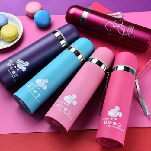2019 new authentic Disney mickey mouse cups children Thermos cup lightweight vacuum stainless steel water cups