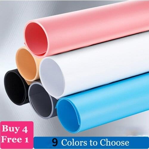 Solid Color Backdrop Paper Pvc Photography Studio Background Shooting Props Waterproof Dustproof Decoration Background Paper