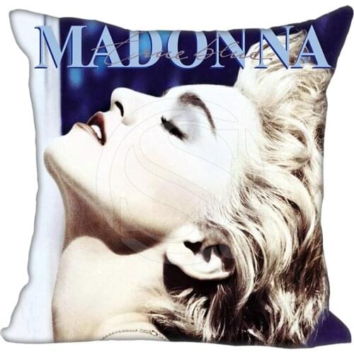 Hot Sale Custom Pillow Madonna &2 Pillowcases zipper (35x35cm One Side) Pillow Cover