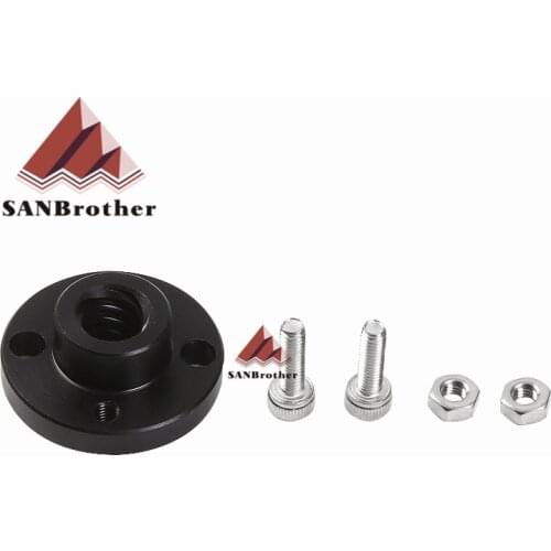 Prusa i3 MK2/MK2S/MK3 3d printer T8 delrin nut Z axis Trapezoidal nut lead Screw Nuts For DIY Reprap Prusa i3 MK3 3D printer