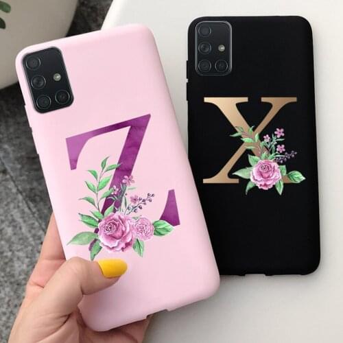 Letter Pattern For Samsung Galaxy M31S Case Silicone Soft Protective Shockproof Cover for Samsung M31s M31 S SM-M317F Back Cover