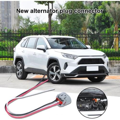 Alternator Plug Connector High Reliability Durable ABS Easy Installation Alternator Plug Harness for Jeep for Toyota