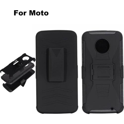 Heavy Duty Armor Rugged Case For Moto Z4 play G7 power g6 Z3 e5 play PLUS x4 Shockproof Kickstand Tough Belt Clip Case Cover