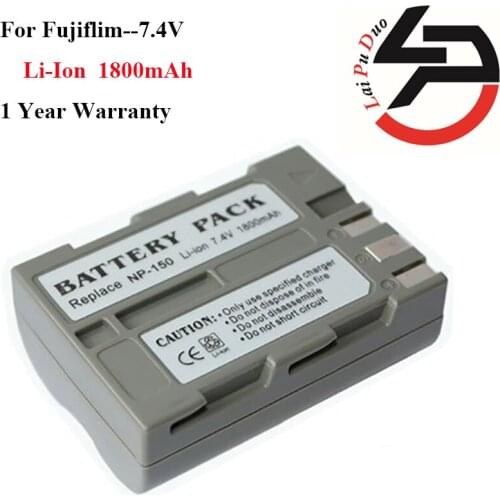 High Quality 1800mAh Brand New Replacement Battery For Fujifilm FNP-150 NP150 S5 HS30EXR HS33EXR X PRO1