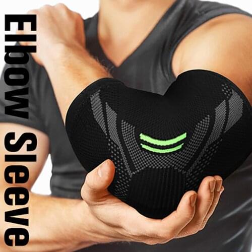 1PCS Elbow Support Elastic Tennis Golf Sports Elbow Protective Pad Sport Arm Sleeve Elbow Brace For Men Women