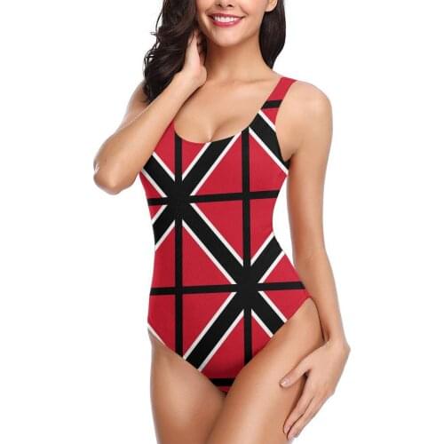Women 2021 sexy Bikinis Trinidad Flag Mini Skirt Dress Women Swimsuit One Piece Bikini R333 Women Beach wear