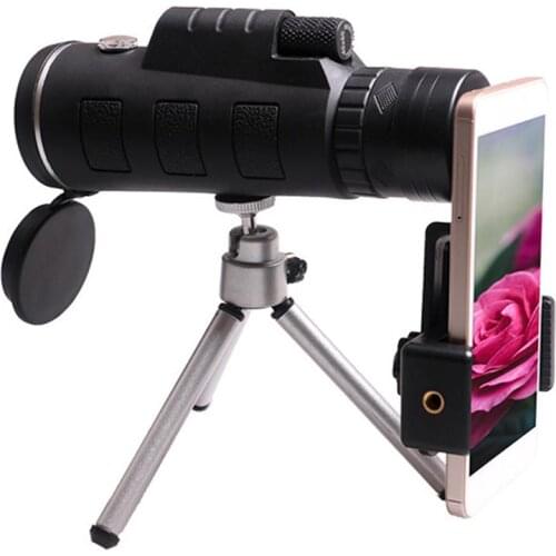 40x60 Monocular Low Light Night Vision With Compass Mobile Phone Magnifier