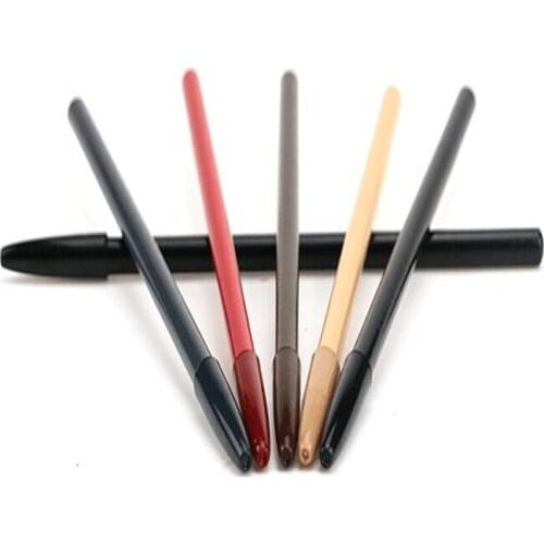 50 Pcs Colorful Long lasting easy to wear natural permanent waterproof makeup tattoo eyebrow pencil by free shipping