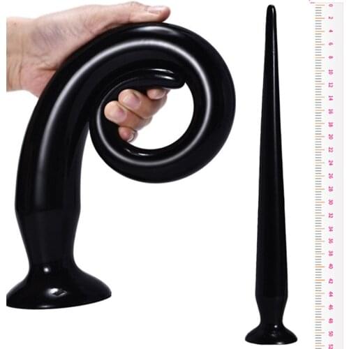 50cm Super Long Anal Tail Anal Plug Prostate Massager Snake Dildo Anus Masturbator Products for Adults Sex Toys for Man Woman