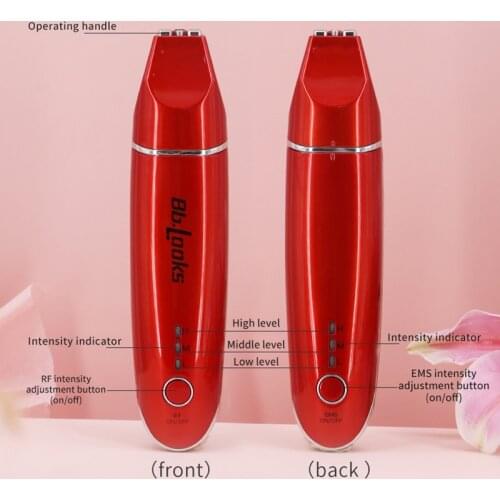 BB Look Microcurrent Apparatus Face Lifting Tighten Wrinkle Removal Beauty Instrument Radio Frequency Skin Tightening Massager