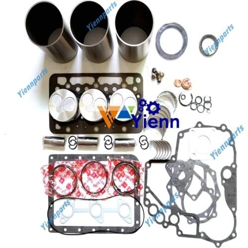 D751 Overhaul Rebuild Kit With Piston Ring Liner Full Gasket Bearing Set For Kubota Excavator Diesel Engine Repair Parts
