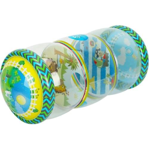 Baby Crawling Toys Infant Tummy Time Inflatable Roller Activity For Toddler Baby Fun Activity Play Center Inflatable Roller Toy