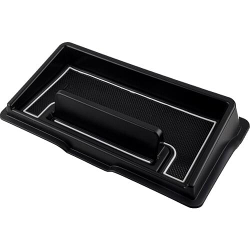 Car Front Center Console Dashboard Storage Box Tray Organizer Phone Holder with Mat Fit for Suzuki Jimny 2019 2020 2021