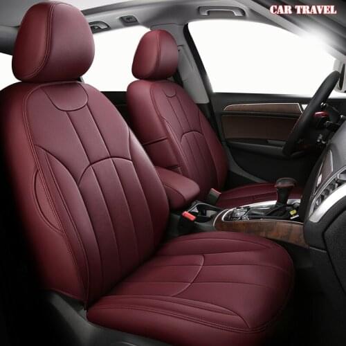 CARTRAVEL Custom Leather car seat cover For Ford Everest Territory Explorer Mustang Ranger Automobiles Seat Covers car seats