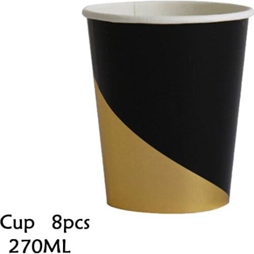 Colorful 8pcs plate Cup Napkins for birthday wedding Christmas baby shower party birthday party decorations kids