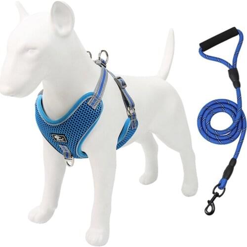 Legendog Dog Accessories Breathable Mesh Dog Harness And Leash Set Puppy Cat Harness Vest For Dog Supplies Pet Products
