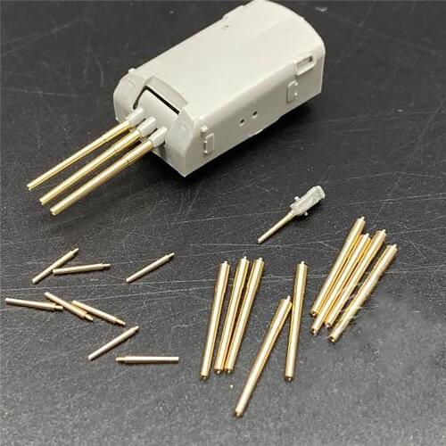 1/350 Metal/Secondary Barrel Kit for Trumpeter 05327 USS Indianapolis Cruiser Model Ship Accessories