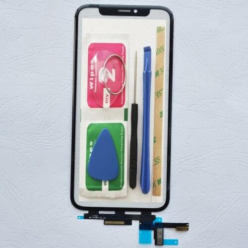 BINYEAE New Touch Screen For iPhone X Digitizer Touch Panel Glass Lens Sensor Free Tools+Adhesive High Copy Quality
