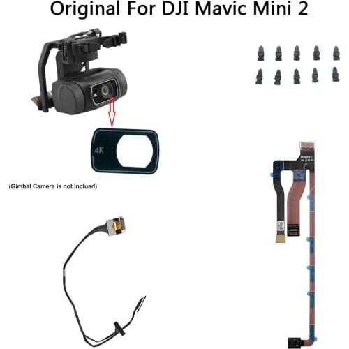 Genuine DJI Mini 2 Part - 3 in 1 Flat Cable Gimbal Rubber Camera Lens Glass PTZ Signal Line Transmission Flex Wire In Stock