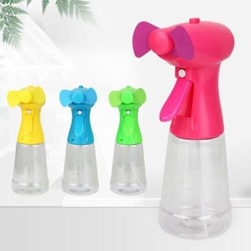 Portable Water Mist Spray Fan Outdoor Summer Cooling Mist Sprayer Handheld Electric Fan Facial Moisturizing Sprayer
