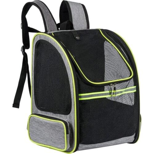 Pet Carrier Backpack For Small Dogs Or Cats Breathable Mesh Puppy Pack For Travel, Hiking, Walking, Cycling & Outdoor