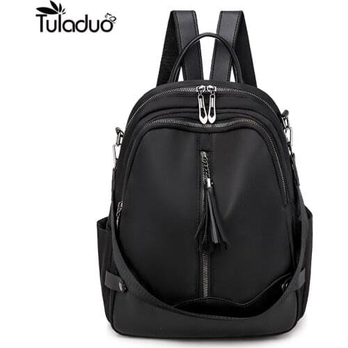 Backpack Women Fashion Solid Color Multi-Function Casual Ladies Elegant Design Backpack Fashion and Trend girls Backpack