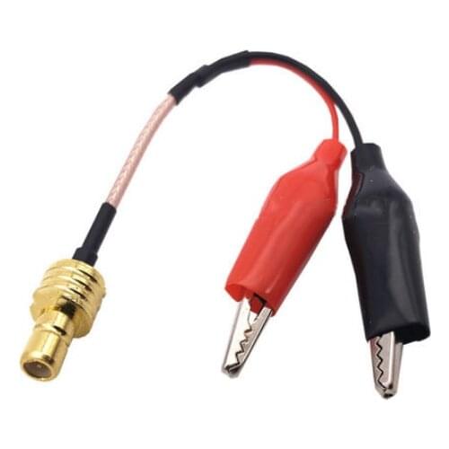 SMB Male to Dual Alligator Clip Test Connector Pigtail RG316 Cable