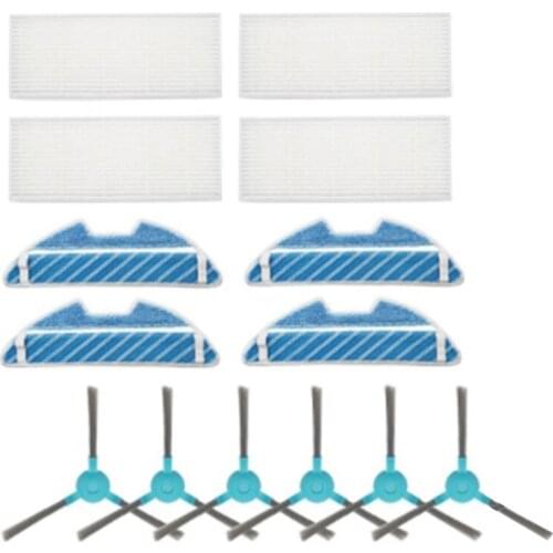 Hepa Filter Mop Cloth Replacement Side Brush for Cecotec Conga 1290 1390 Robot Vacuum Cleaner Spare Parts