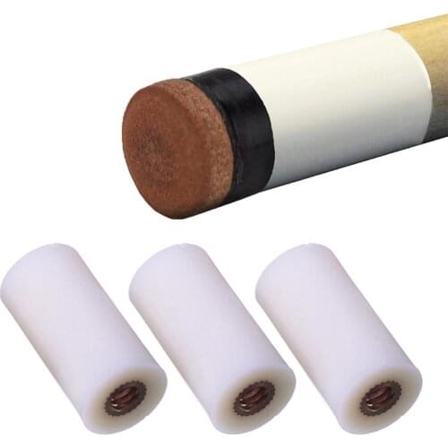 10pcs/lot Replacement 12mm Pool Billiard Pool Cue Stick Ferrules Screw-On Tips for Snooker Parts