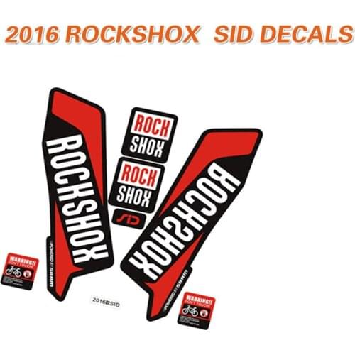 2016 rockshox SID front fork stickers Bicycle waterproof sunscreen stickers MTB bike stickers Bicycle front fork stickers