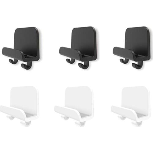 3x Adhesive Phone Tablet Holder Wall Mount Stand Hook Cradle for iPad Cellphone