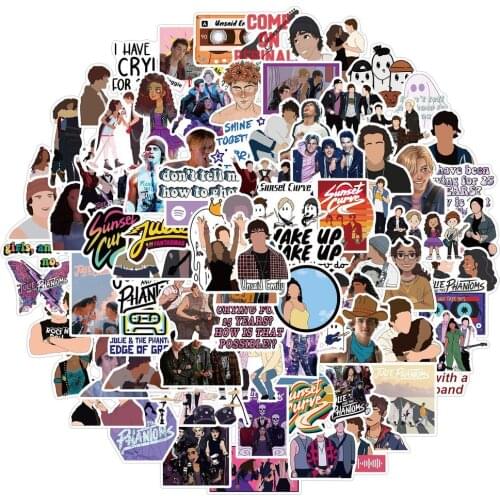 50/100pcs Julie and the Phantoms Classic TV Show Stickers For Refrigerator Car Helmet DIY Gift Box Bicycle Decal Notebook Skate