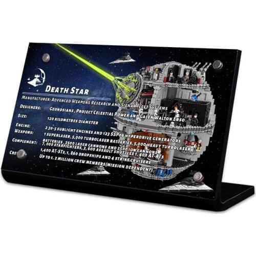 Acrylic display stand brand for 75159 Death Star Space Station toys building blocks