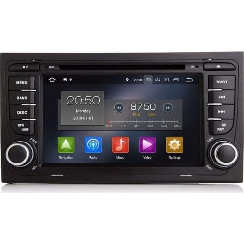 2 Din Car Radio GPS Android 10 4+64G Car DVD Player for Audi A4 B8 S4 B6 B7 RS4 8E 8H B9 Seat Exeo 2002-2008 Navigation Audio
