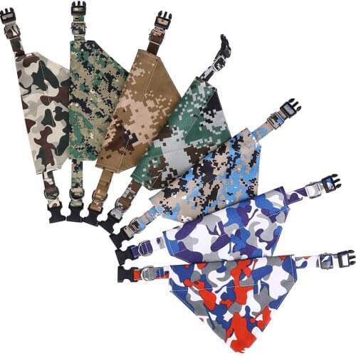 7 Colors Cat Dog Bandana Bibs Scarf Collar Adjustable Pet Neckerchief Scarf Waterproof Saliva Towel for Small Medium Large Dogs