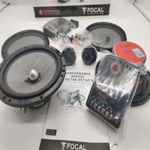 FREE SHIPPING 10 SETS FOCAL CAR SPEAKER 165AS 6.5" ACCESS FIBERGLASS COMPONENT SPEAKERS TWEETERS CROSSOVERS IN STOCK