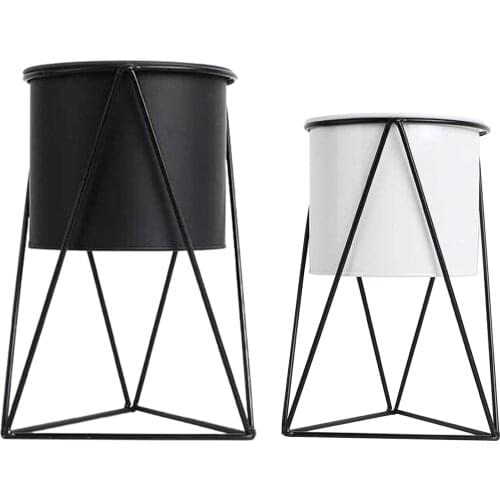 Nordic Style Flower Plant Pot with Stand Flower Plant Pots for Balcony, Living Room Table Decoration Ornaments