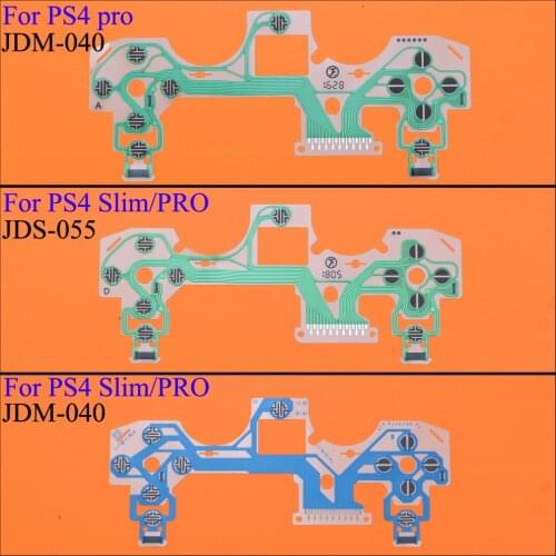 For PS4 Pro JDM-040 Ribbon Circuit Board Film Joystick Flex Cable Conductive Film For PlayStation 4 slim Pro JDS 055 Controller