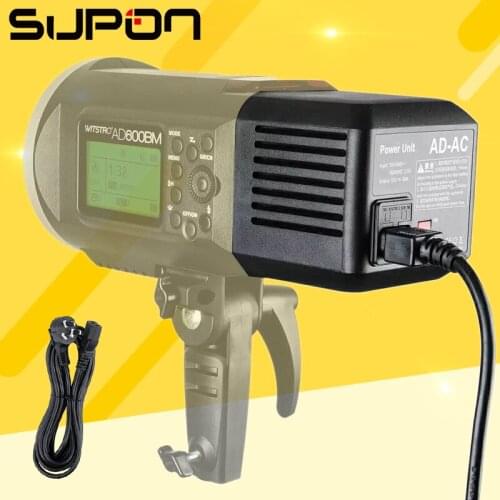 Godox AD-AC Power Supply Source 204Watt AC Wall Adapter Cable for Studio Strobe AD600B AD600BM AD600M AD600