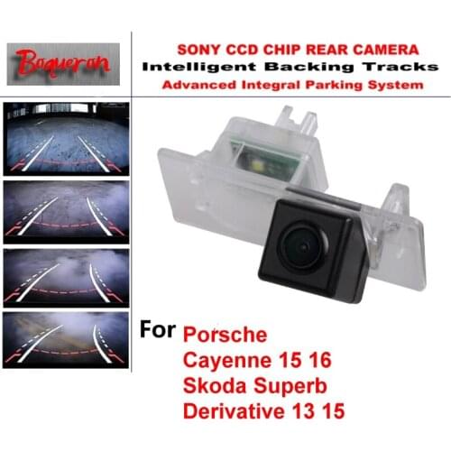 BOQUERON For SEAT Arona 2017 2018 2019 Car Backup Parking Intelligent Tracks Dynamic Guidance Rear View Camera