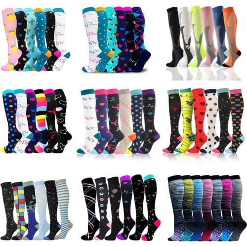 Compression Socks Dropship Wholesale Cycling Socks Soccer Sport Socks Pack Outdoor Sport Nursing Hiking Running Fitness Socks
