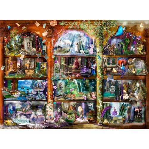 5D DIY Full Square/Round Drill Fantasy fairytale landscape diamond painting mosaic embroidery sale 3D Cross Stitch Kits AA2340