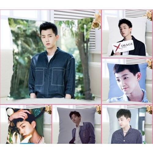 Chasing The Ball Qi Jinghao Fan Shiqi Pillowcase Pretty Scholar Yu Lexuan Same Paragraph Star Photo Poster Cushion Cover Souveni