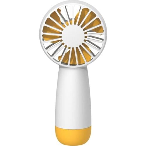 H7JF Portable USB Rechargeable Mini Handheld Fan 1500mAh 3 Speed Personal Pocket Fan for Travel Camping Hiking and Office