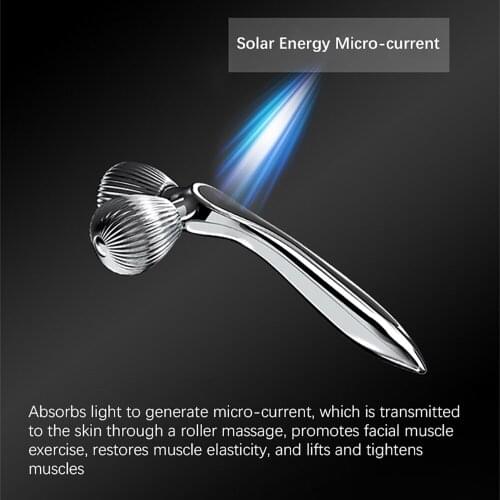 Roller Microcurrents Massager for Face Beauty Gouache Scraper Facial Massager Roller Y Shape Thin Lift Beauty Slimming Tools